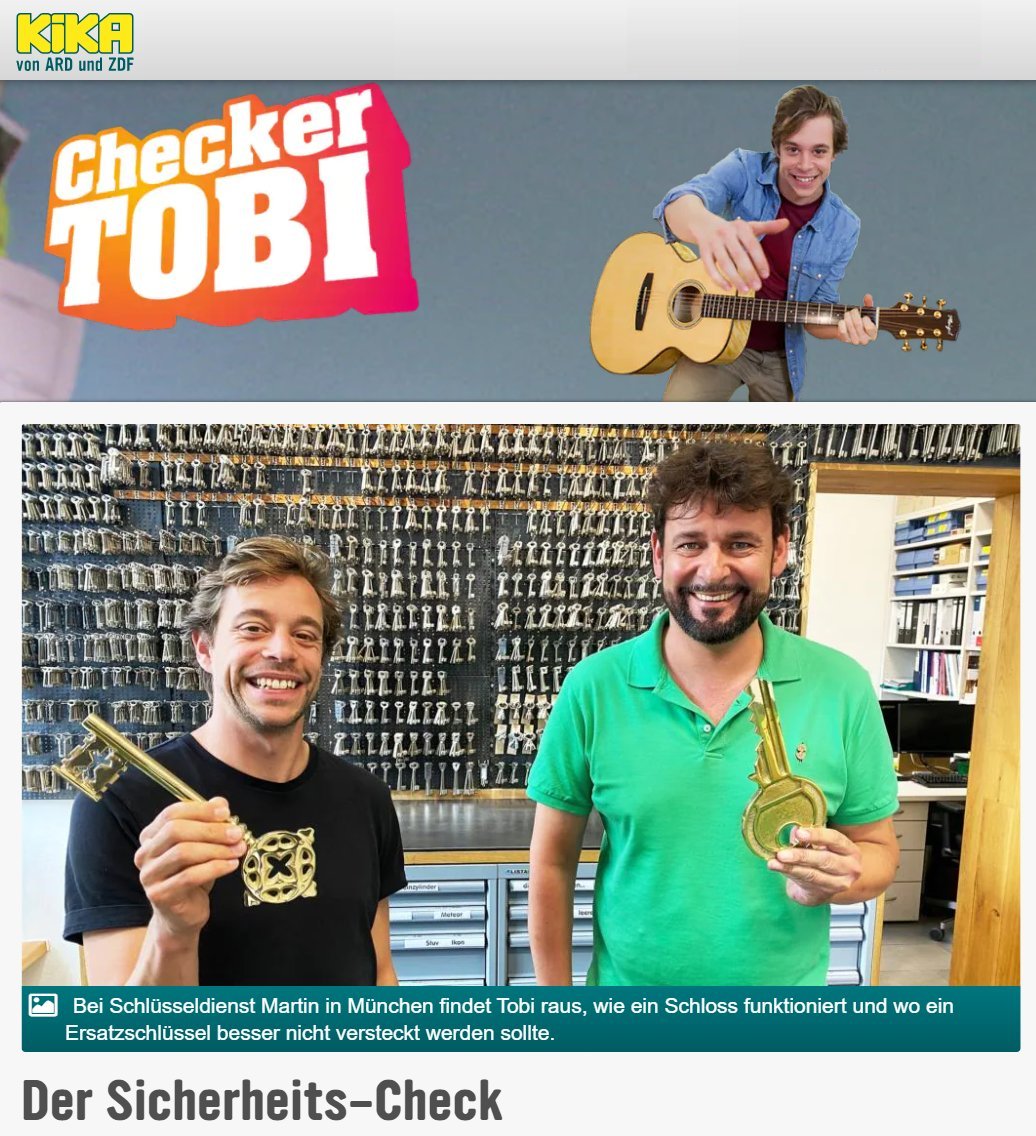Checker Tobi und Martin Kilian