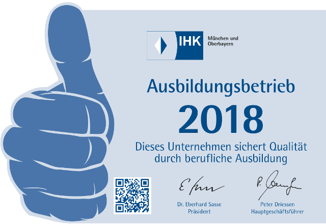 2018 IHK Ausbildungsbetrieb